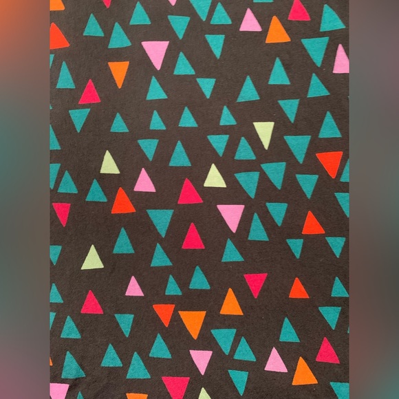 Women’s LulaRoe Black/Multicolor Shortsleeve High-Low Dress XXS PreOwned - Picture 4 of 11